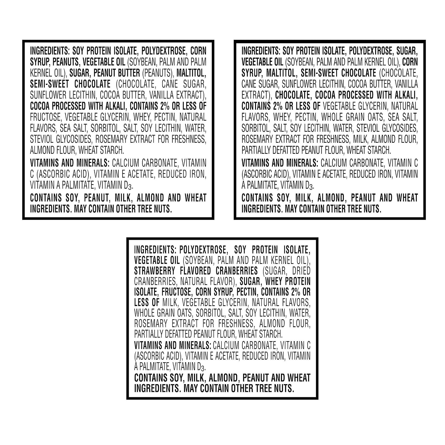 Special K Bar Protein Meal Bars, 12g Protein Snacks, Meal Replacement, 3-Flavor Variety Pack (3 Boxes, 18 Bars)
