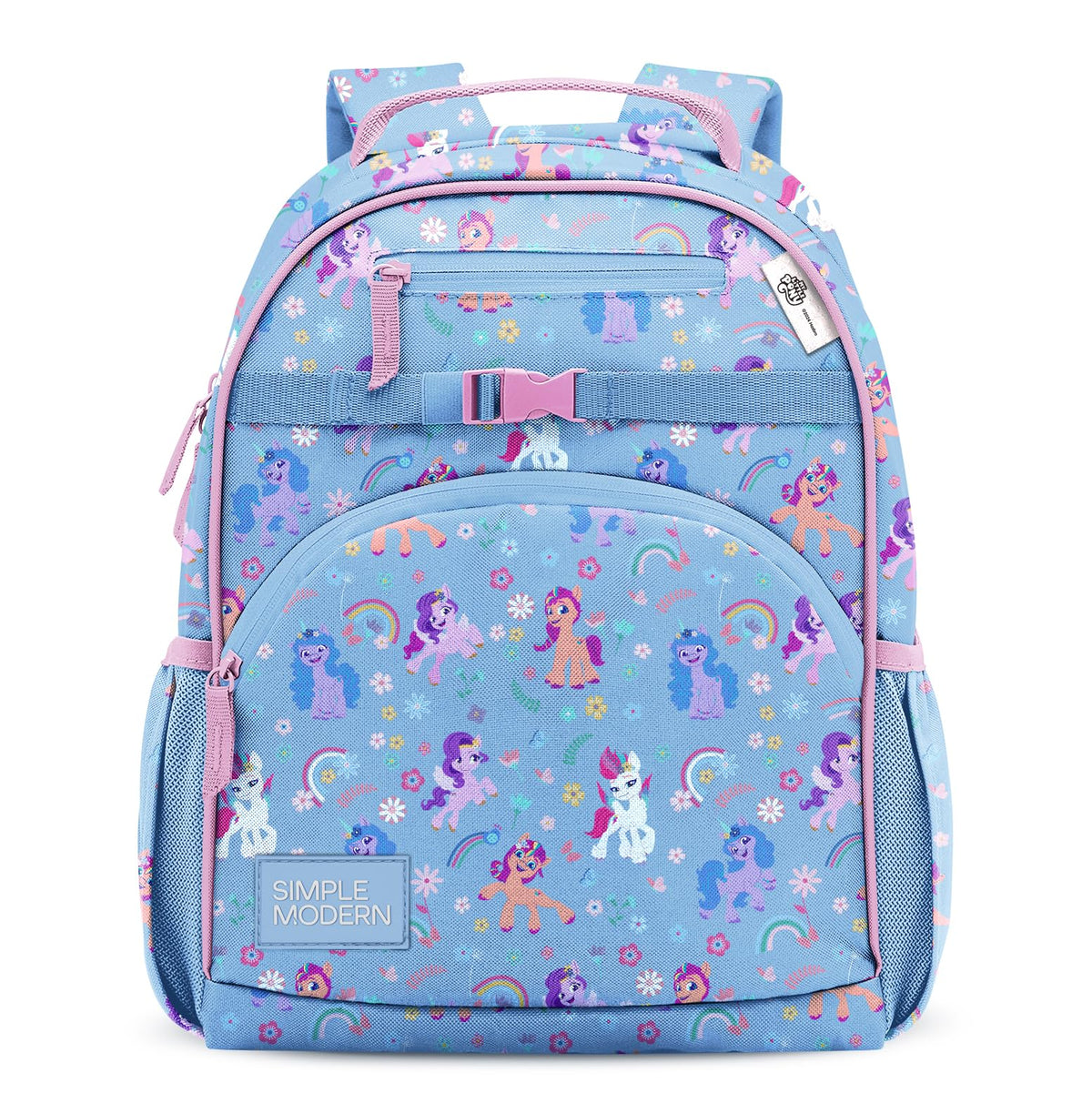 Simple Modern Disney Princess Kids Backpack for School, Girls, Boys | 12L | Fletcher Princess Rainbows Bookbag, School Backpack for Toddler, Preschool, Kindergarten | Fits Lunch Box, Cute | Medium