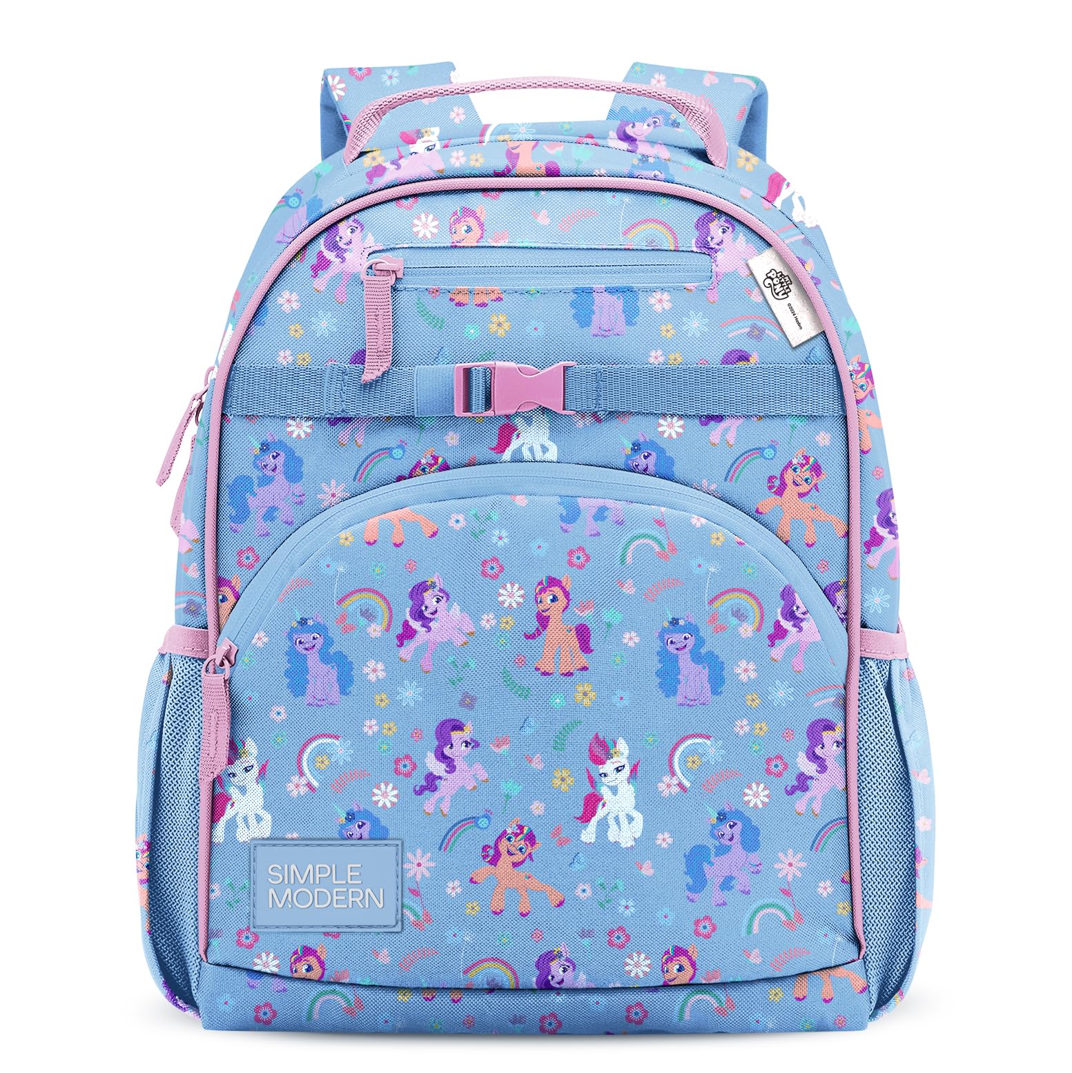 Simple Modern Disney Princess Kids Backpack for School, Girls, Boys | 12L | Fletcher Princess Rainbows Bookbag, School Backpack for Toddler, Preschool, Kindergarten | Fits Lunch Box, Cute | Medium