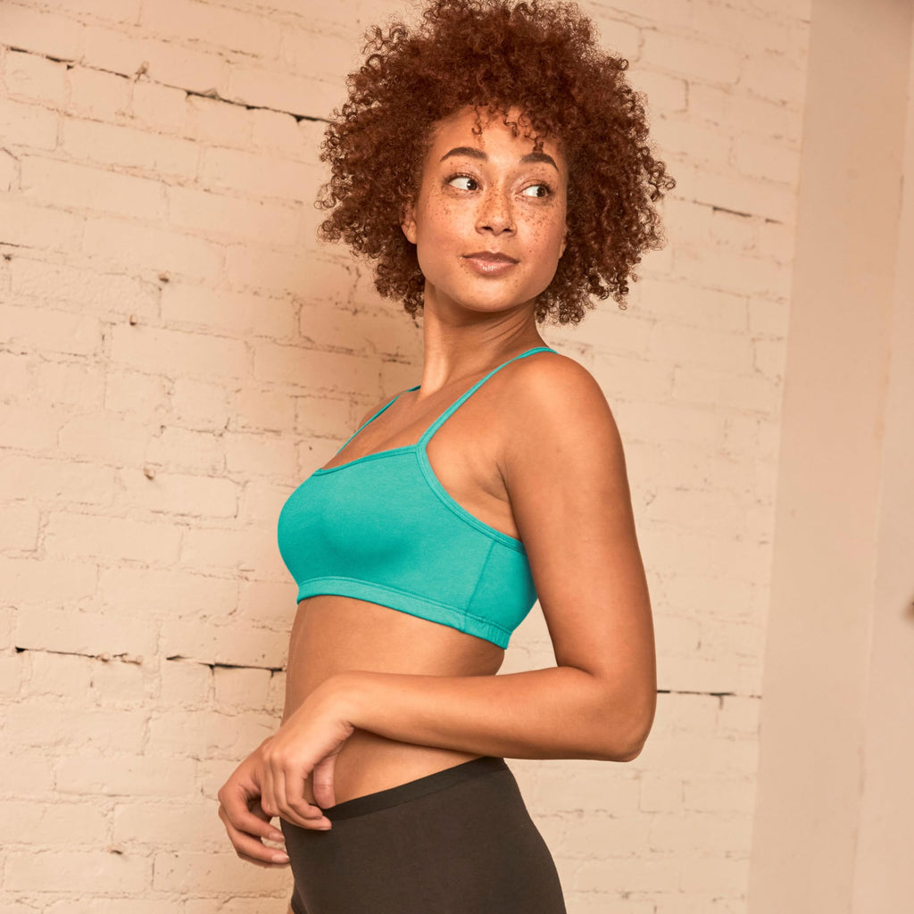 Hanes Women's String Bralette Pack, 3-Pack, Cotton Sports Bralette Bras for Women, Solid or Assorted Wireless Bras