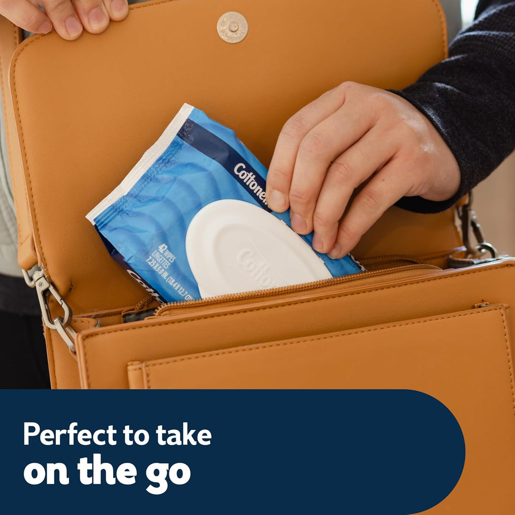 Cottonelle Fresh Feel Flushable Wipes, 8 Packs, 42 Wipes per Pack