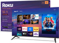 Roku 55-Inch Select Series Smart TV 2026-4K QLED TV - Roku TV | Flat Screen QLED Television with Voice Remote, Wi-Fi & Bluetooth Headphone Mode - Streaming Live Local News, Sports, & Movies