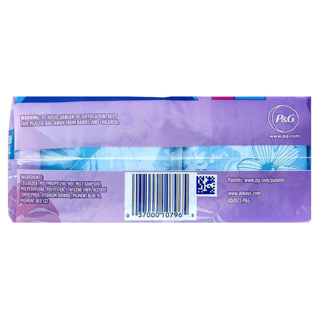 Always Panty Liners for Women Thin No Feel Protection Daily Liners, Regular, Unscented, 162 Count