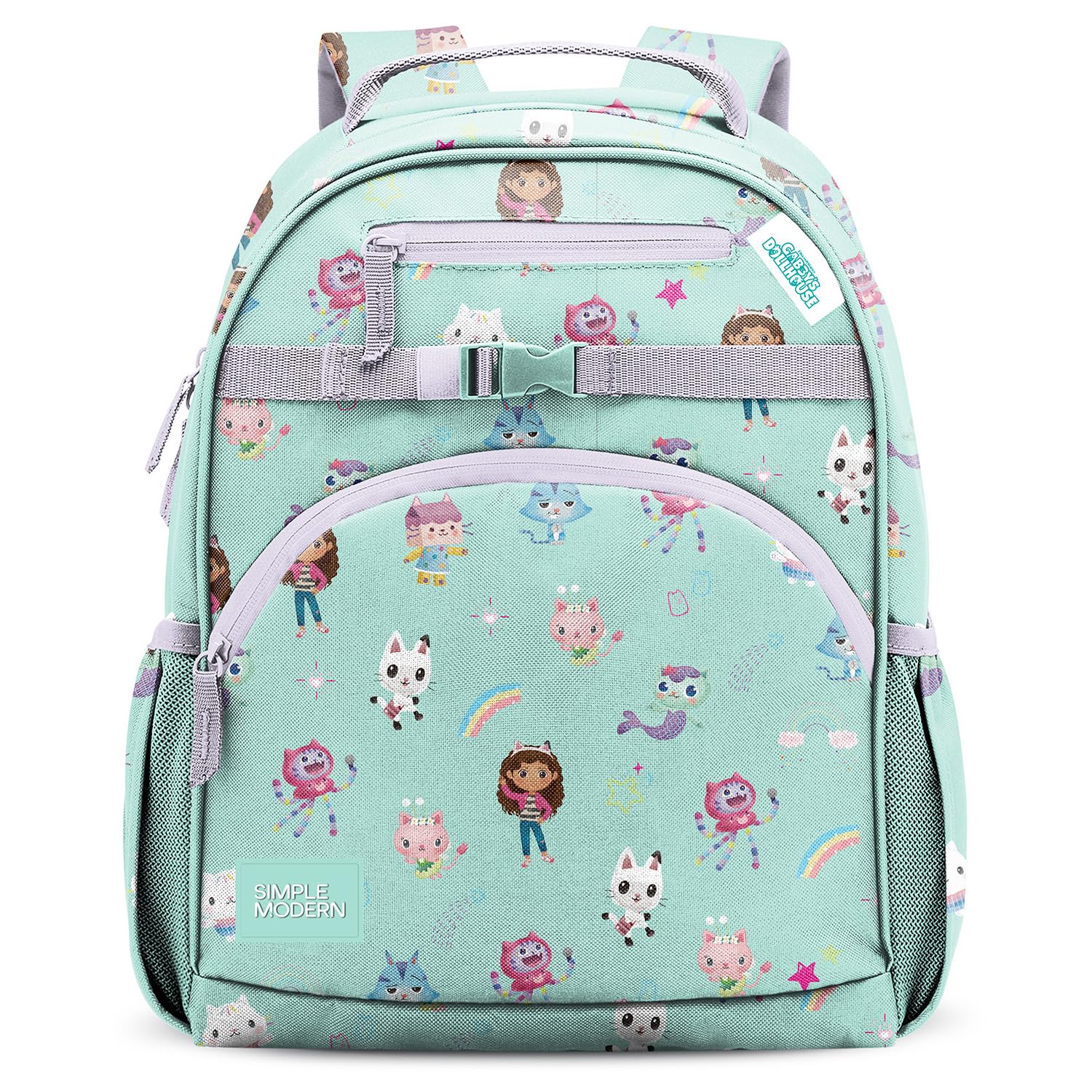 Simple Modern Disney Princess Kids Backpack for School, Girls, Boys | 12L | Fletcher Princess Rainbows Bookbag, School Backpack for Toddler, Preschool, Kindergarten | Fits Lunch Box, Cute | Medium