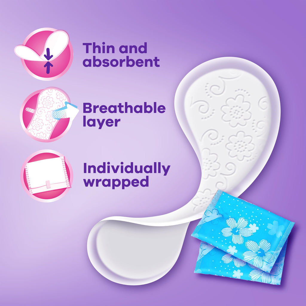Always Panty Liners for Women Thin No Feel Protection Daily Liners, Regular, Unscented, 162 Count