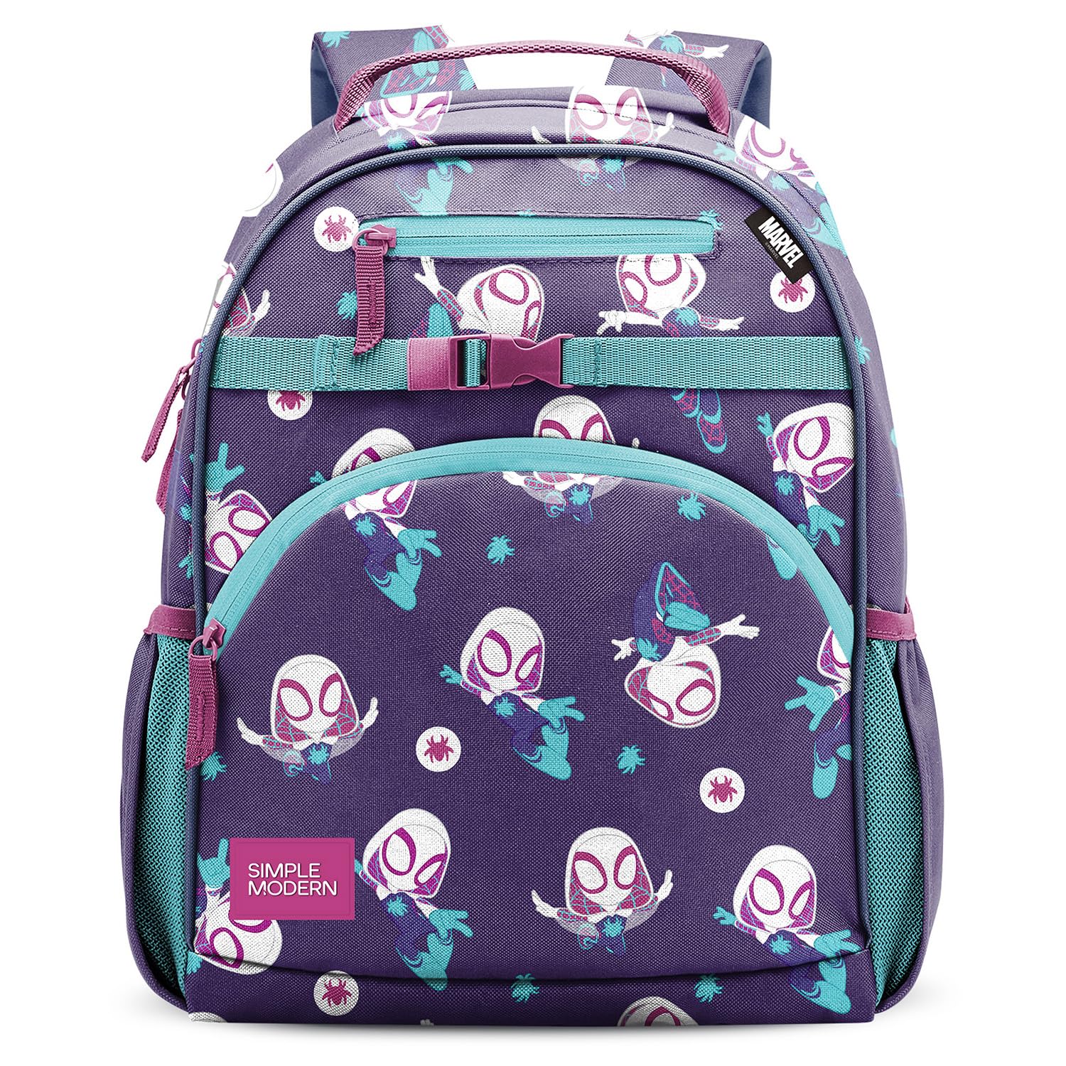 Simple Modern Disney Princess Kids Backpack for School, Girls, Boys | 12L | Fletcher Princess Rainbows Bookbag, School Backpack for Toddler, Preschool, Kindergarten | Fits Lunch Box, Cute | Medium