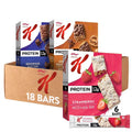 Special K Bar Protein Meal Bars, 12g Protein Snacks, Meal Replacement, 3-Flavor Variety Pack (3 Boxes, 18 Bars)