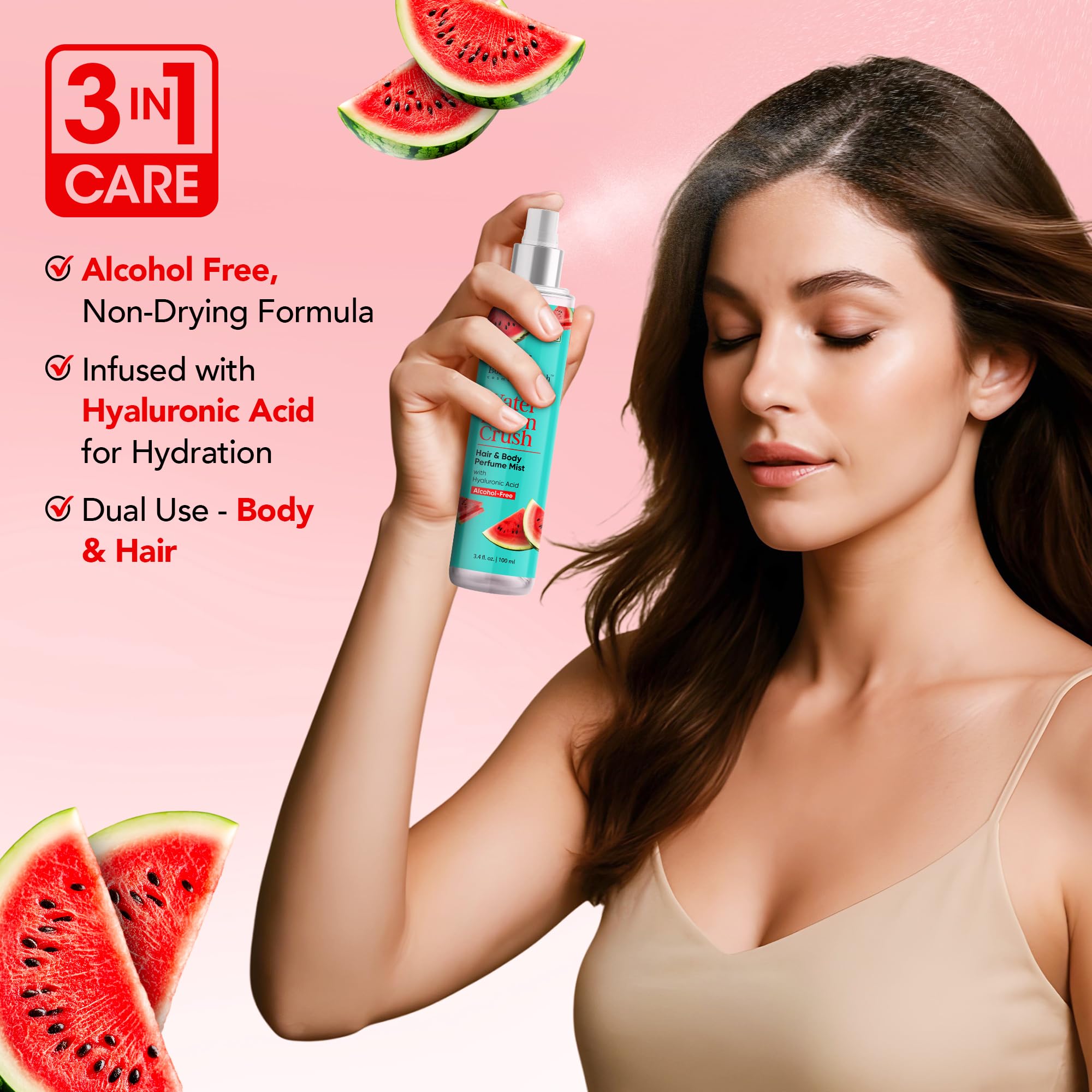 Botanic Hearth Vanilla Hair Perfume & Body Mist- 3.4 Fl oz | Long-Lasting Hair Deodorizer & Body Scent, Alcohol-Free Fragrance Hair Spray Everyday Wear, All Day Freshness for Women & Men