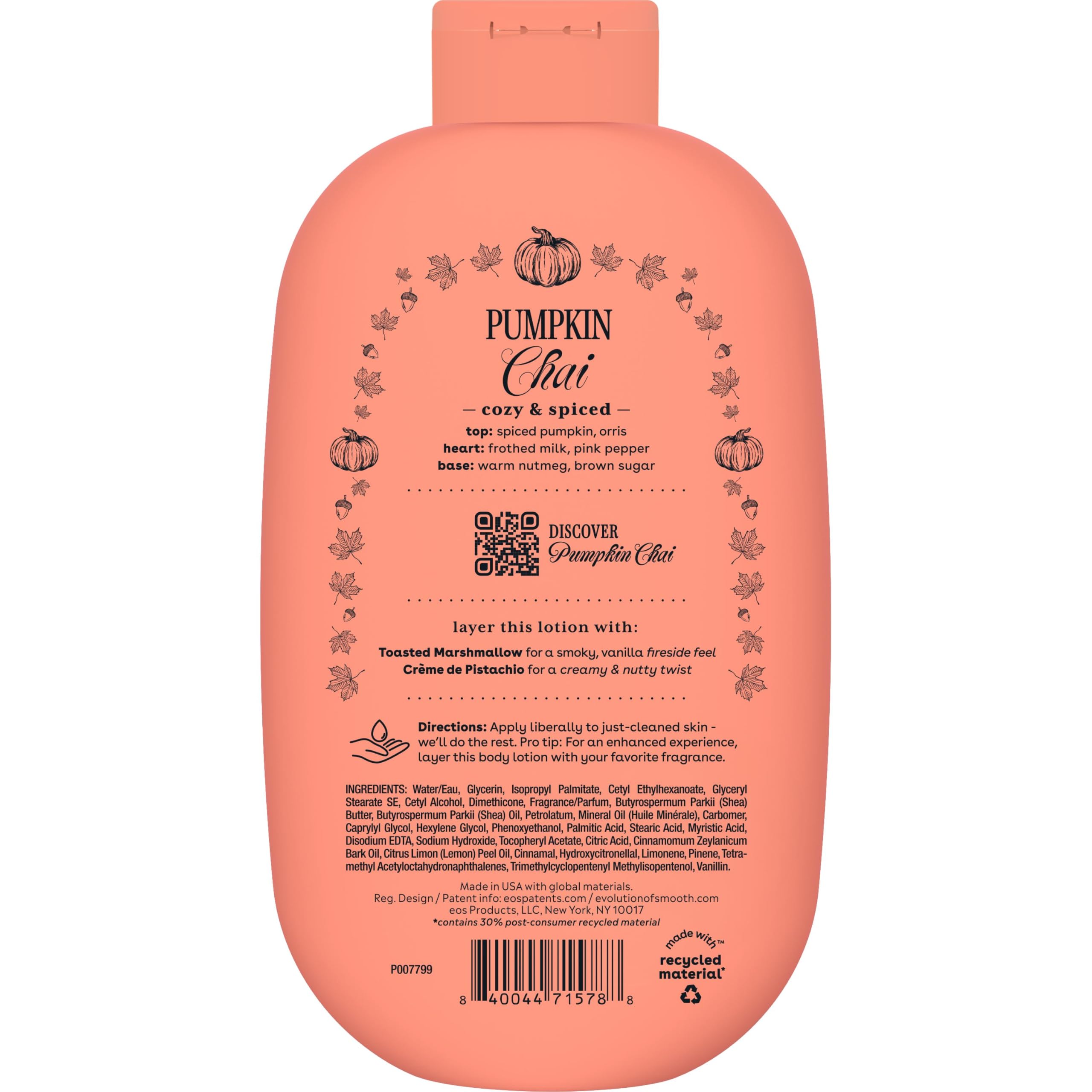 eos Shea Better Body Lotion- Strawberry Dream, with Natural Shea, 16 fl oz