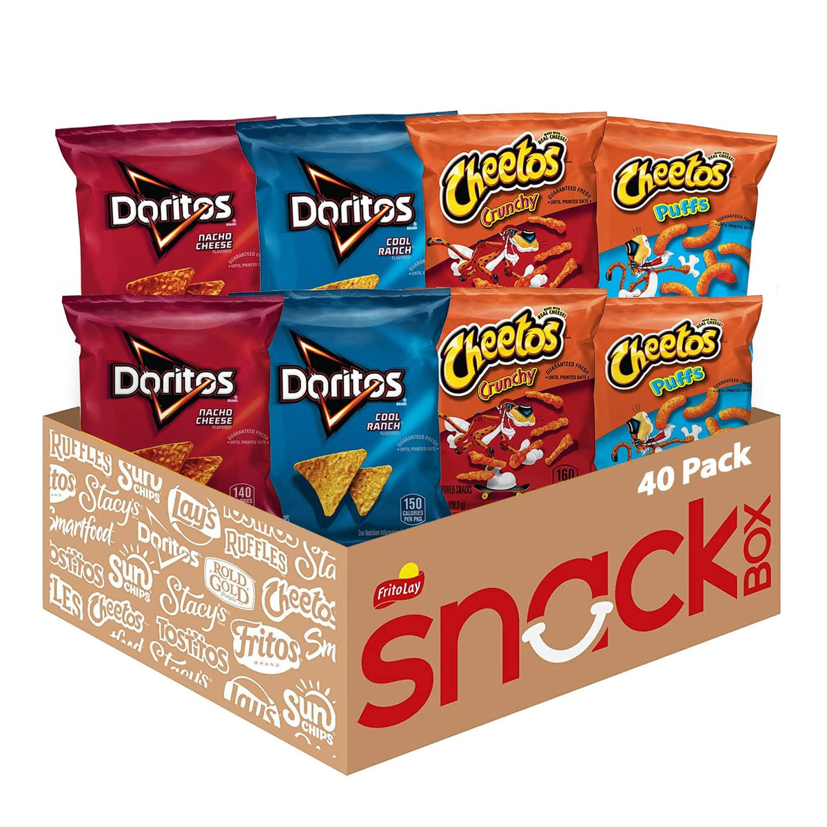 Frito-Lay Fiery Mix Variety Pack, 40 Count