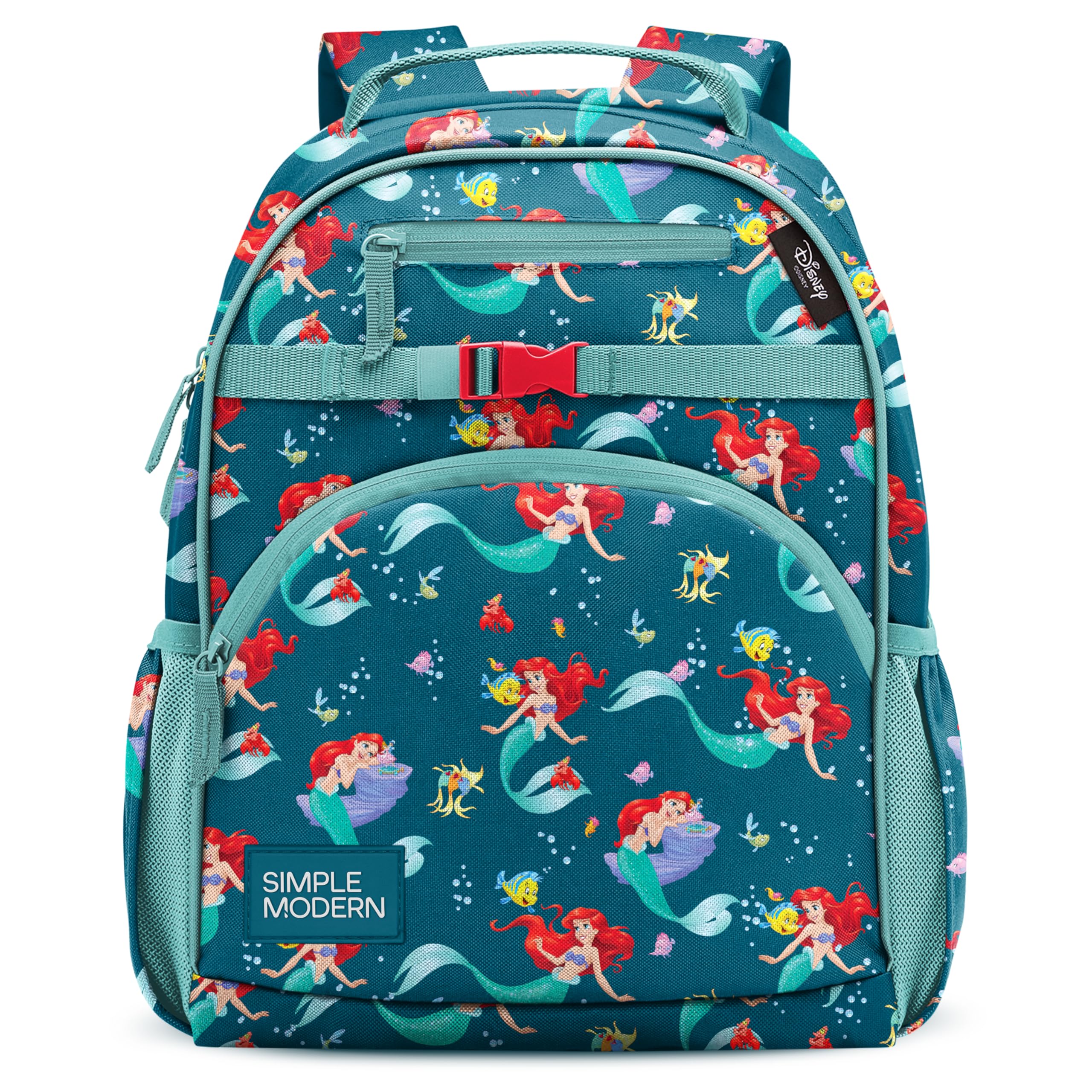 Simple Modern Disney Princess Kids Backpack for School, Girls, Boys | 12L | Fletcher Princess Rainbows Bookbag, School Backpack for Toddler, Preschool, Kindergarten | Fits Lunch Box, Cute | Medium