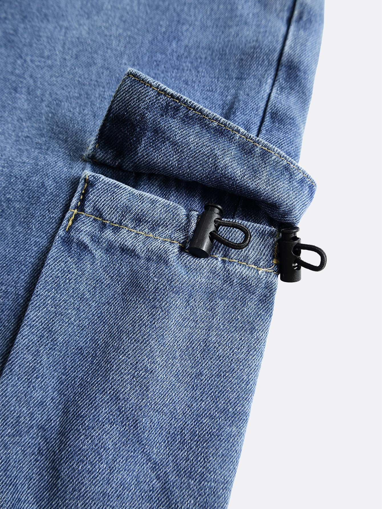 Cargo Jeans for Women Baggy Stretchy Wide Leg Denim Pants High Waisted y2k | Elastic Waist,Streetwear,Side Pockets,Cute,Trendy,Curvy,Mid Rise,Chic,Tall,Tie,Boyfriend,Loose,Casual,Fashion,Oversized