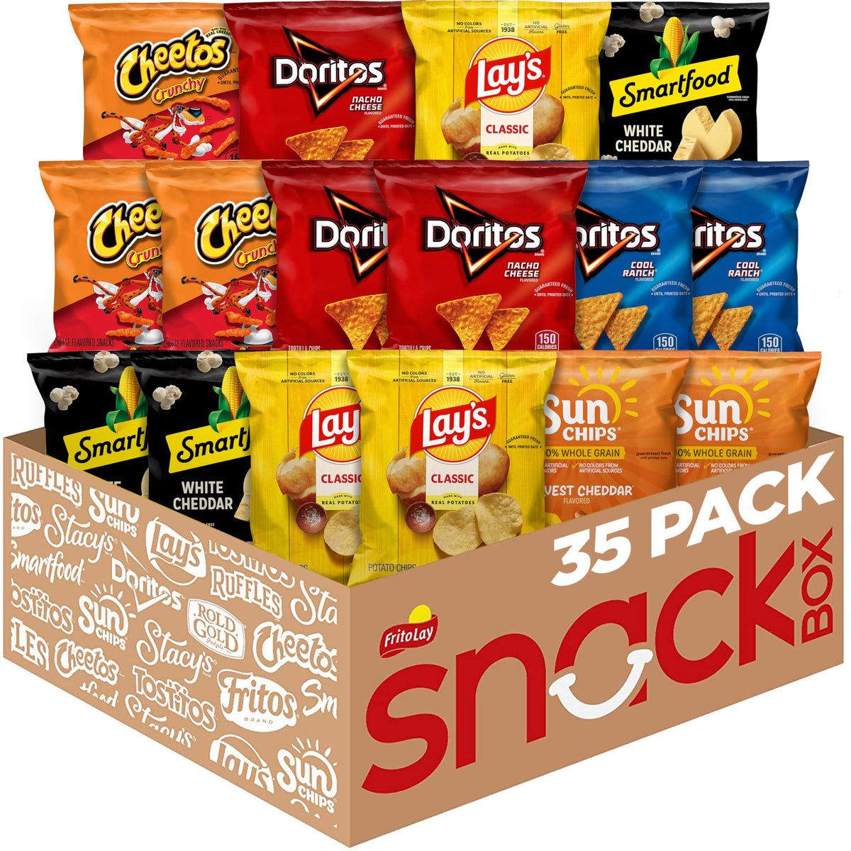 Frito-Lay Fiery Mix Variety Pack, 40 Count