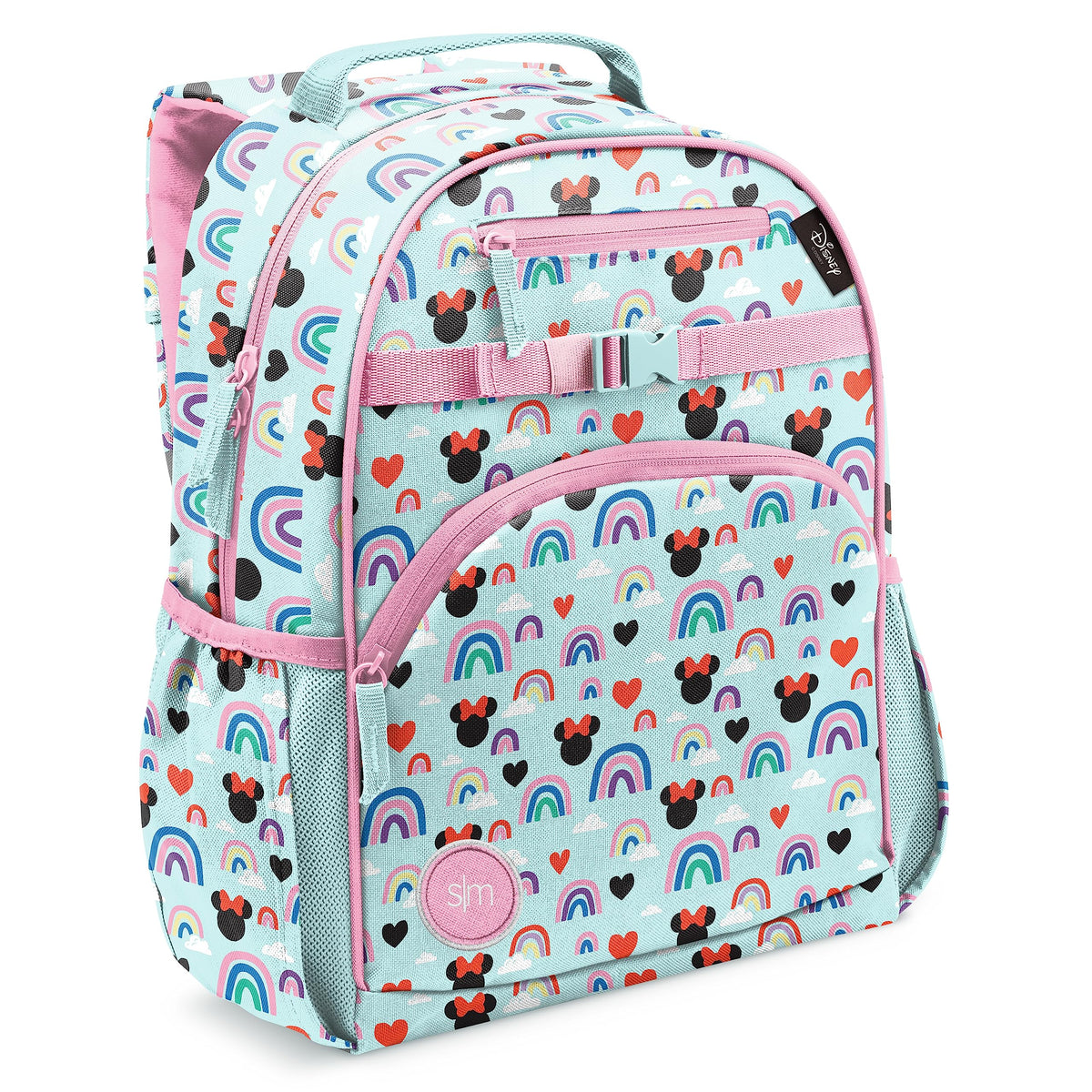 Simple Modern Disney Princess Kids Backpack for School, Girls, Boys | 12L | Fletcher Princess Rainbows Bookbag, School Backpack for Toddler, Preschool, Kindergarten | Fits Lunch Box, Cute | Medium