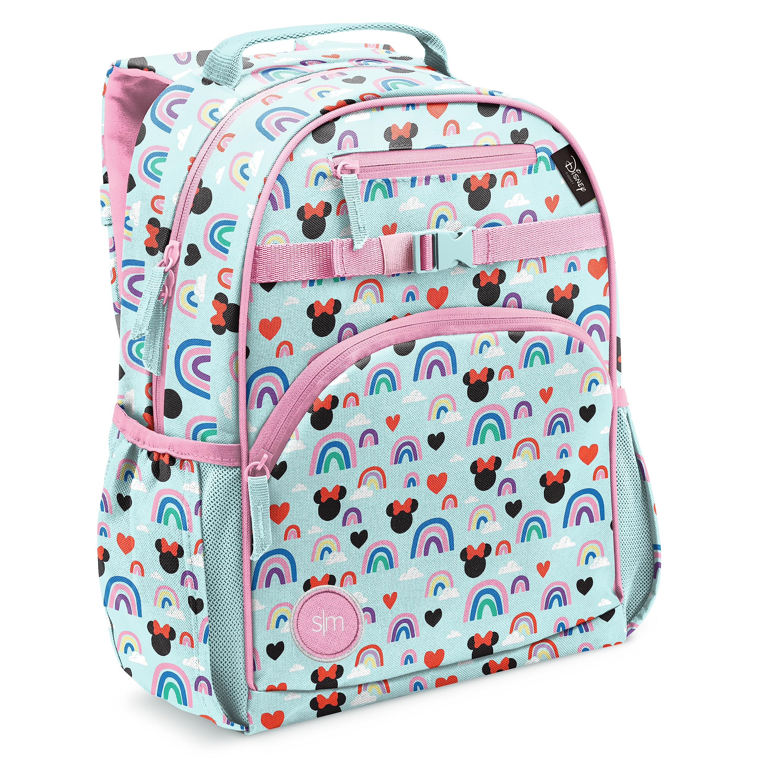 Simple Modern Disney Princess Kids Backpack for School, Girls, Boys | 12L | Fletcher Princess Rainbows Bookbag, School Backpack for Toddler, Preschool, Kindergarten | Fits Lunch Box, Cute | Medium