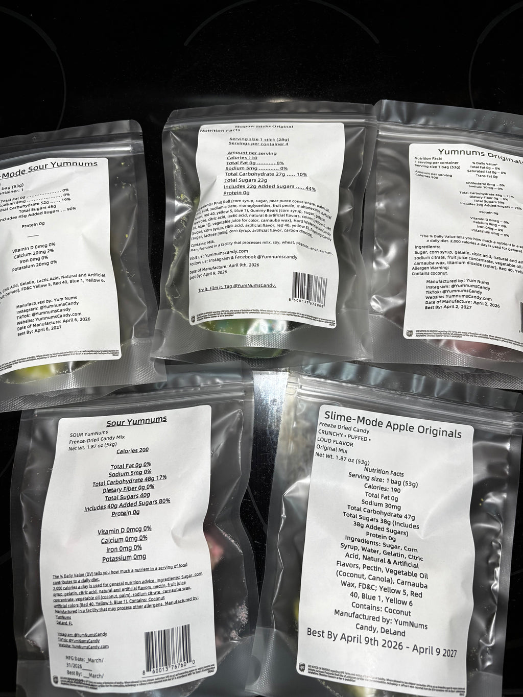 Slime Mode Freeze-Dried Candy Variety Box